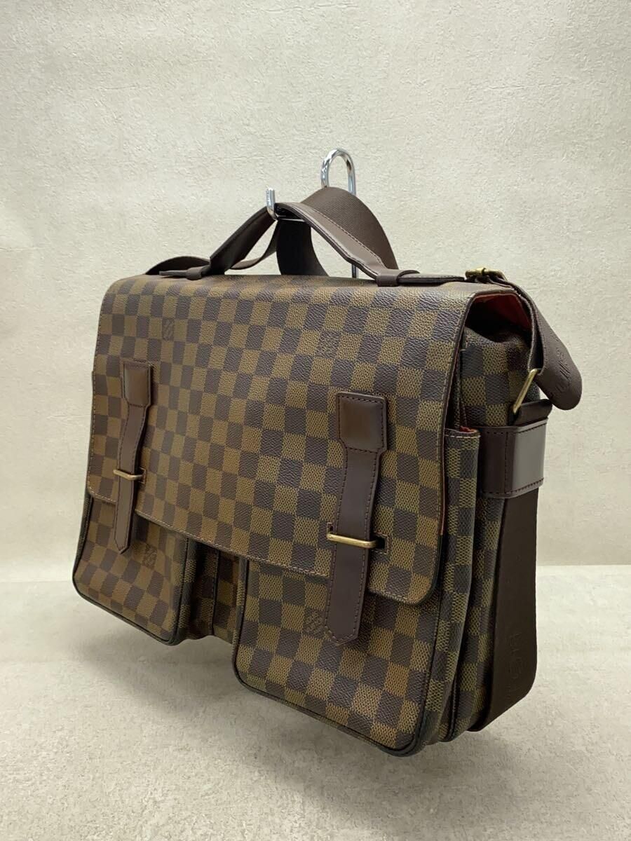 LOUIS VUITTON ブロードウェイ_ダミエ・エベヌ_BRW PVC ブラウン M42270 - メルカリ