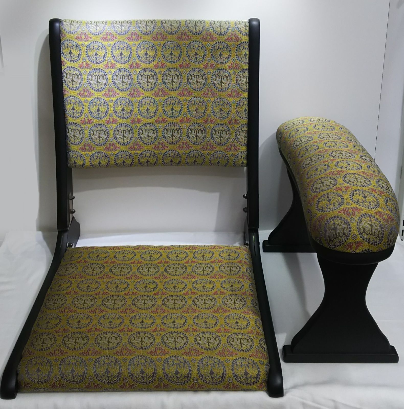 hikari 光製作所 折りたたみ座椅子 脇息セット 椅子 肘置き 光製作所