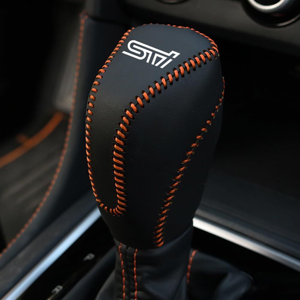  【人気商品】GK系 インプレッサスポーツ GT系 インプレッサG4 専用 ギアシフトノブ BT系 カバー レガシィアウトバック シフトレバー レザー SK系 セレクトレバーヘッド保護カバー フォレスタ シフトノブ