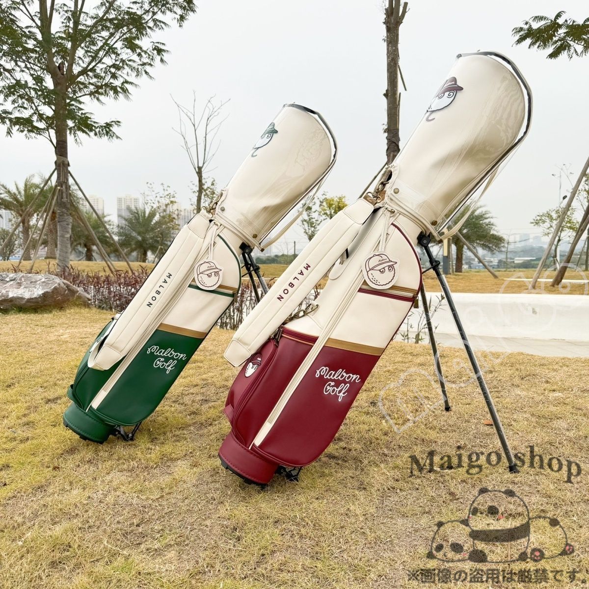 バケットスタンドバッグ マルボンゴルフ 新品 スタンド式ゴルフMalbon