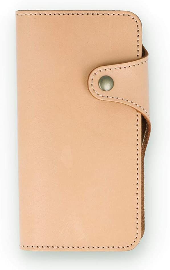 【在庫処分】[Native Creation] iPhone15Plus ケース 全機種 9色 スマホケース 手帳型 本革 栃木レザー 日本製 (iPhone15Plus NATURAL)