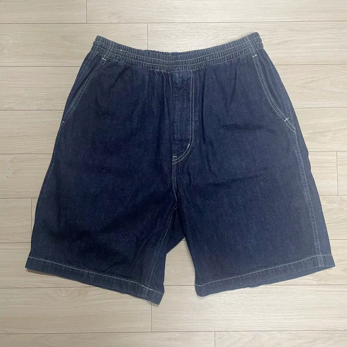 新品　Graphpaper/グラフペーパー ショートパンツ Graphpaper (グラフペーパー) Denim Baggy Shorts FADE / デニム