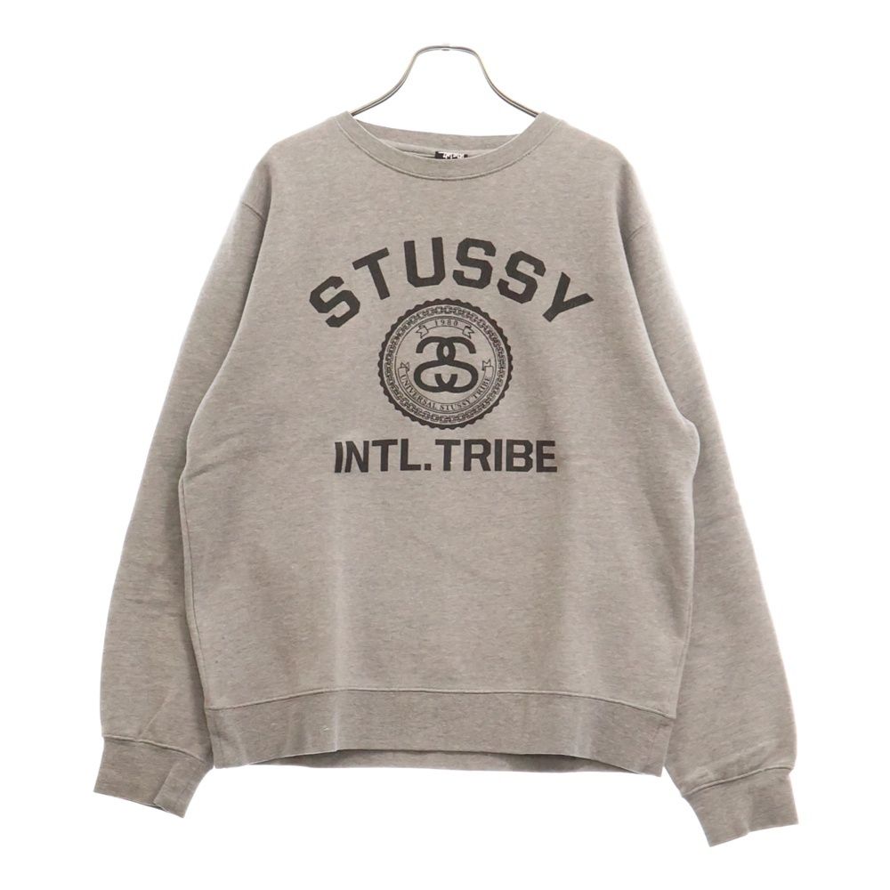 STUSSY (ステューシー) SS LINK フロント ロゴ クルーネック 