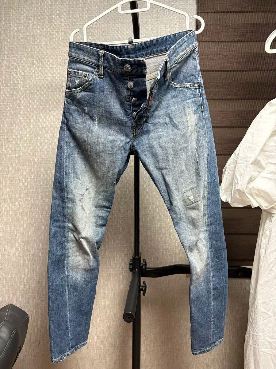 44 DSQUARED(ディースクエアード) 2 デストロイ ケニー・ツイスト 正規品 デニム