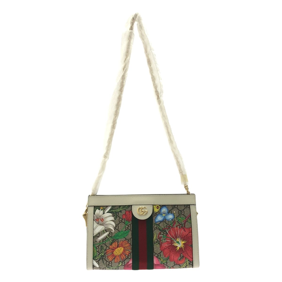 GUCCI | グッチ | 503877 オフィディア GGフローラ スモール チェーンショルダーバッグ | ホワイト | ベージュ | レディース