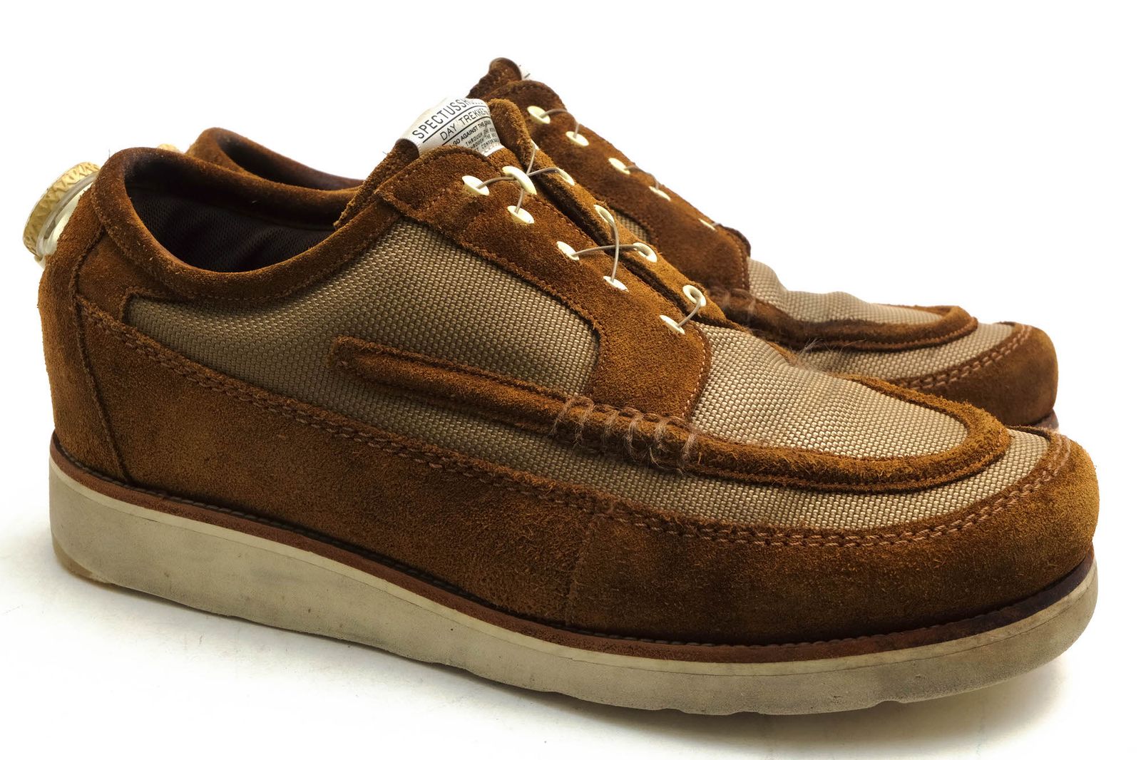 スペクタス . シューズ 靴 メンズ 男性 男性用 ナイロン レザー 革 本革 ベージュ WM 0002 VIBRAM SOLE BOOTS ワークシューズ モカシン Vibramソール