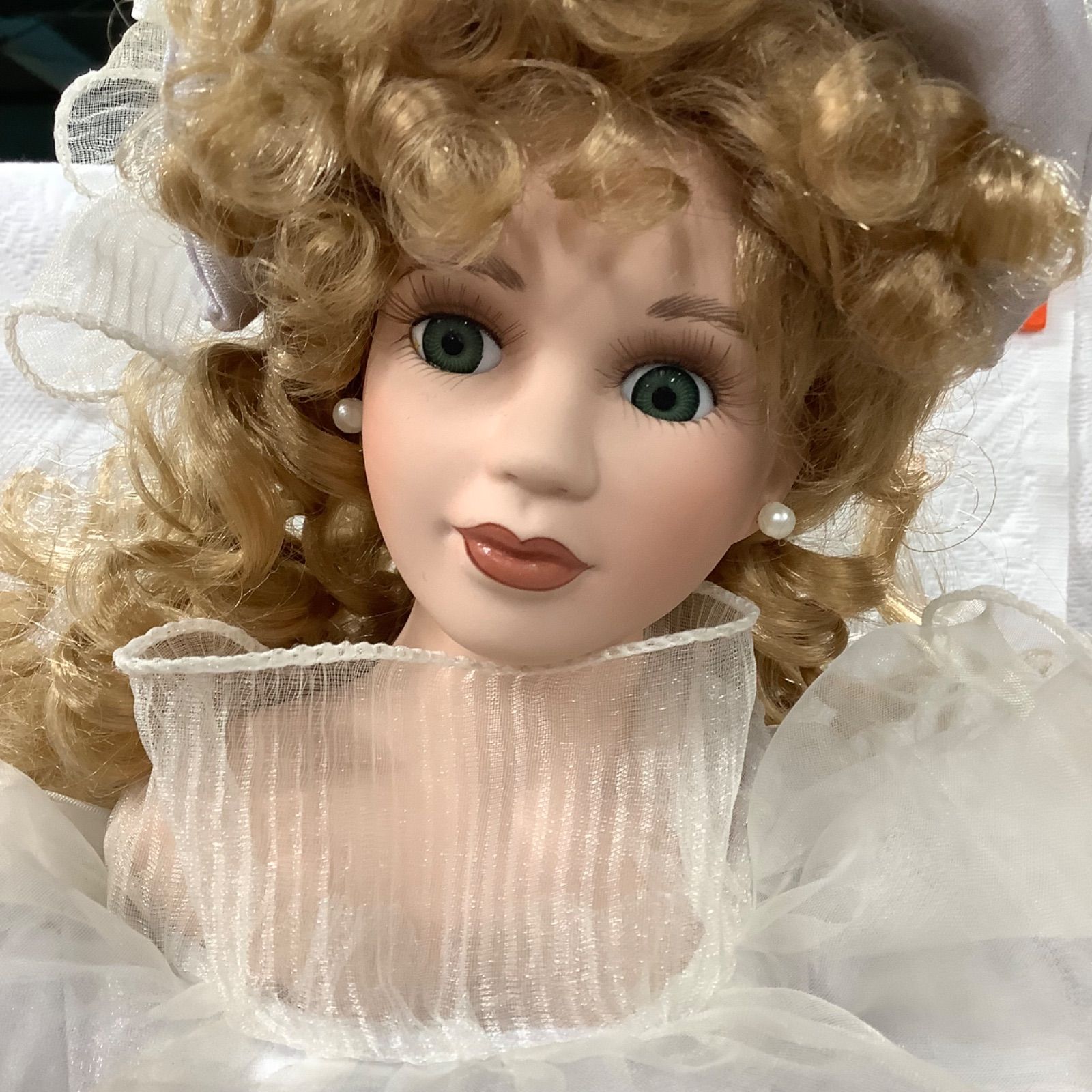 美品 ビスクドール porcelain doll アンティーク ヴィンテージ レトロ 希少品 B264 - メルカリ