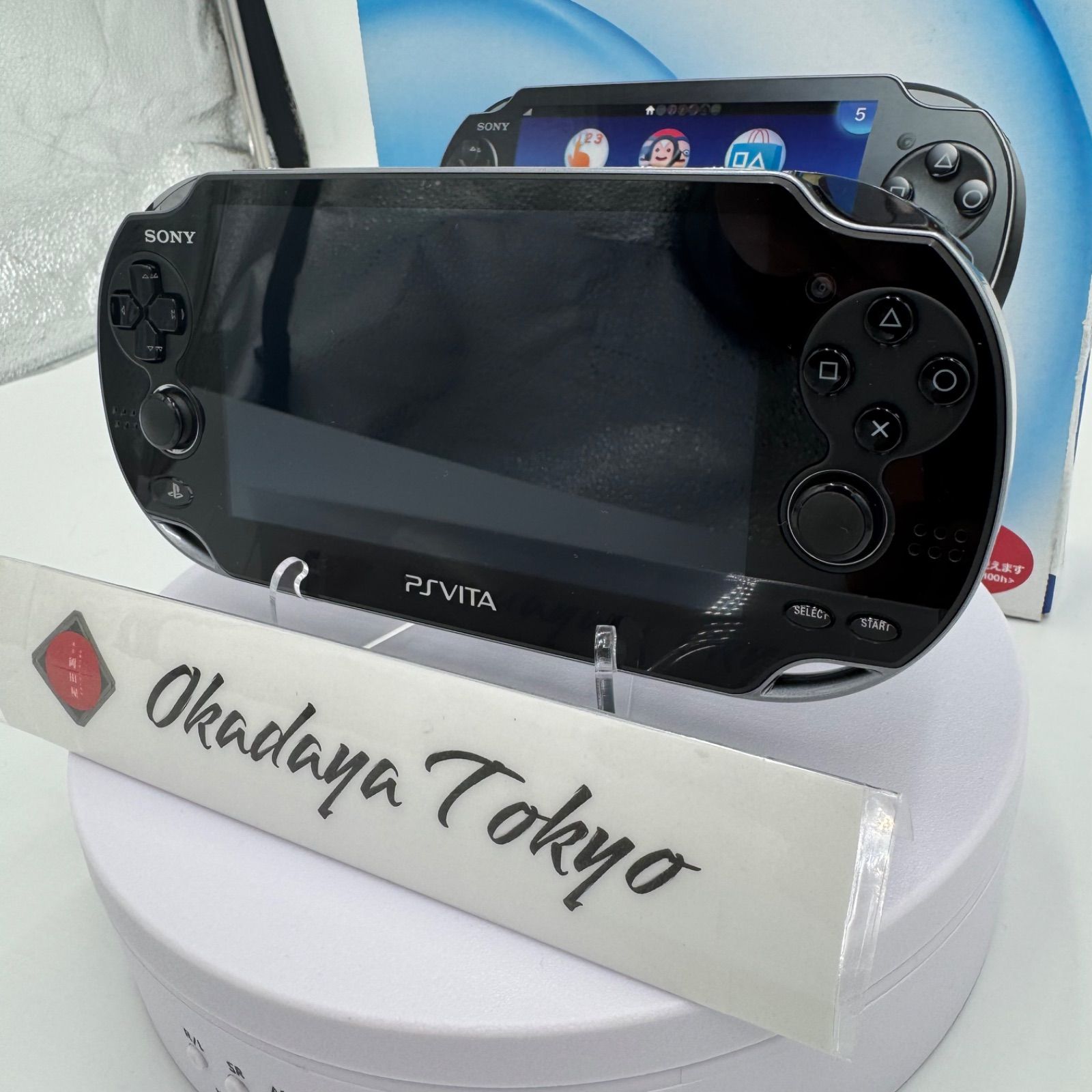 SONY PS Vita 本体 3G/Wi-Fi 8GB 付属 PCH-1100 ビータ ほぼ未使用品 -