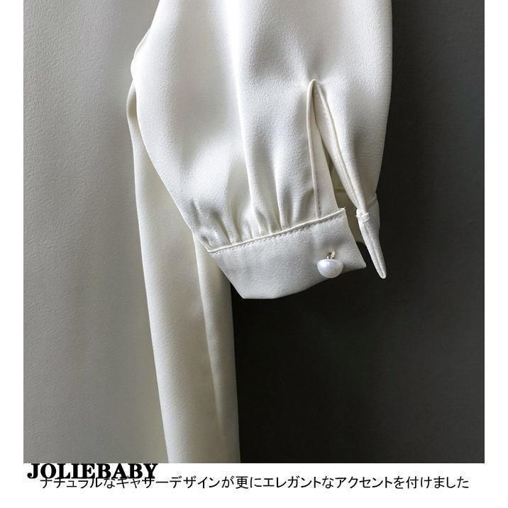 レディース ギャザーブラウス