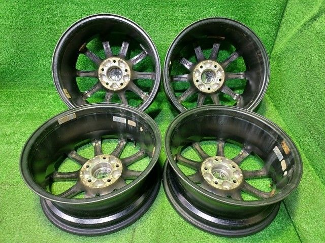 社外 エクシーダ ホットスタッフ ﾉｱ ｳﾞｫｸｼｰ ｴｽｸｧｲｱ ホイール アルミ ガンメタ 16インチ 6.5J 5穴 4本 114.3 53