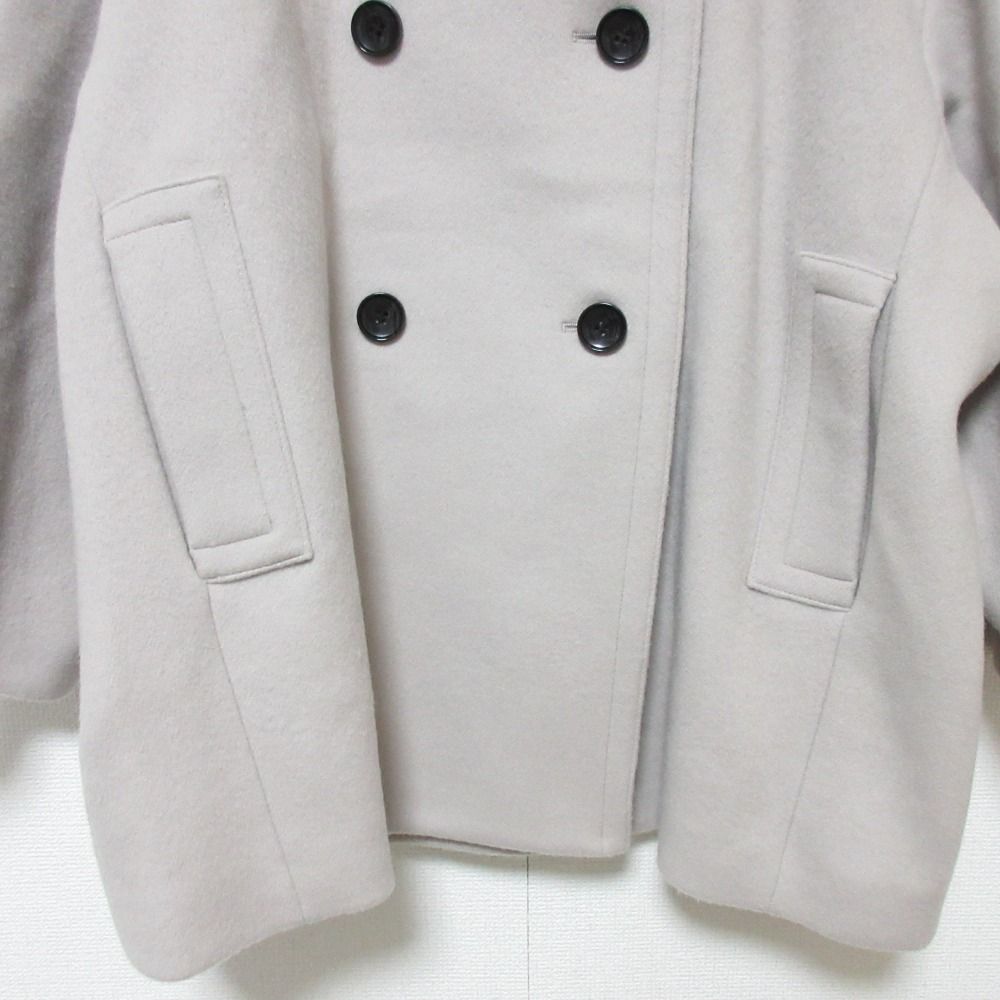 良品 23AW NOBLE ノーブル スタンドカラーオーバーコート ベージュ