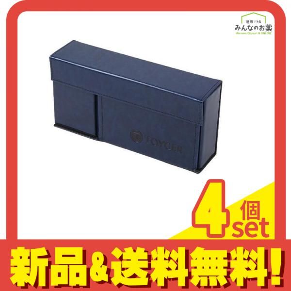 TOYGER DeckSlimmer 薄型デッキケース ネイビー 270枚収納 4個セット