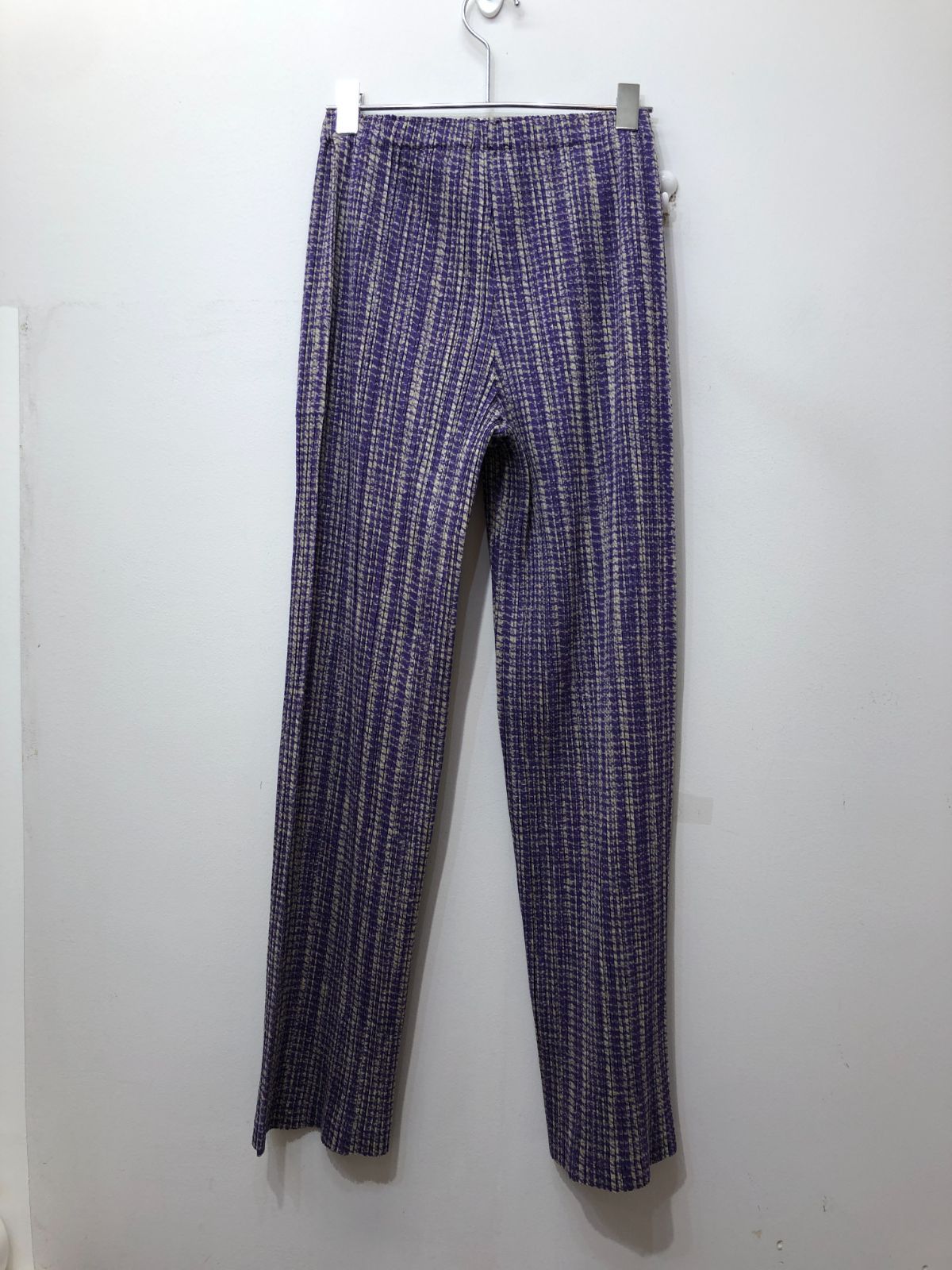 千鳥格子柄パンツ