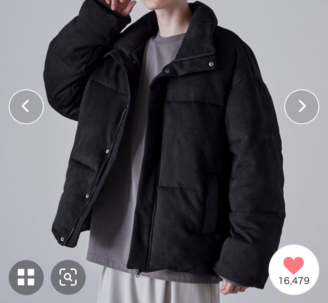 タグ付き CLEL クレイル Volume Highneck Short Padded Jacket 