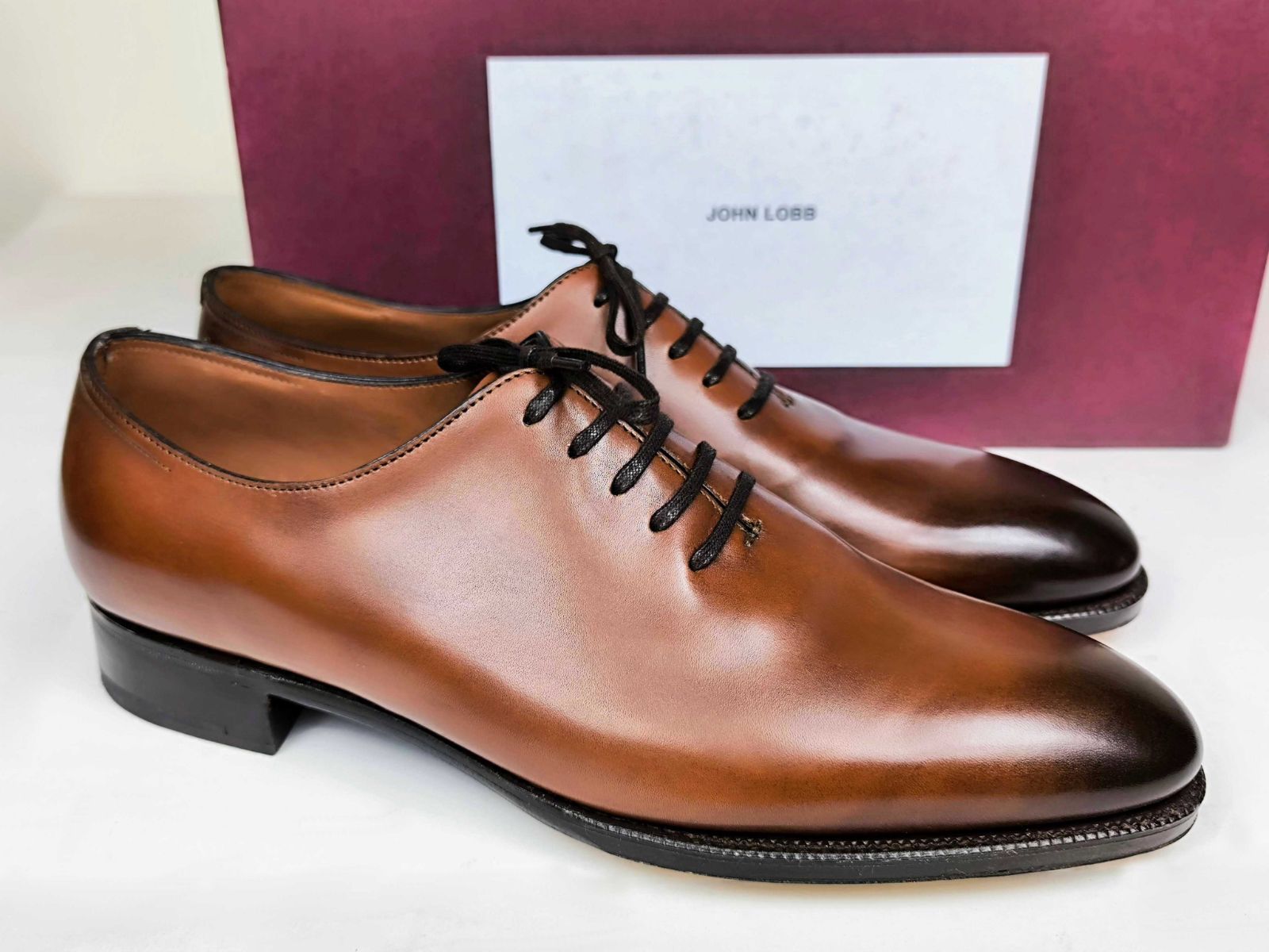 John Lobb ジョンロブ【未使用】シューズ ダークブラウン シューツリー付