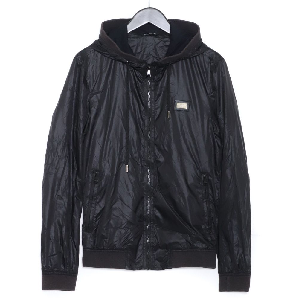 ドルチェ&ガッバーナ 50サイズ ナイロンパーカー ブラック ロゴ
