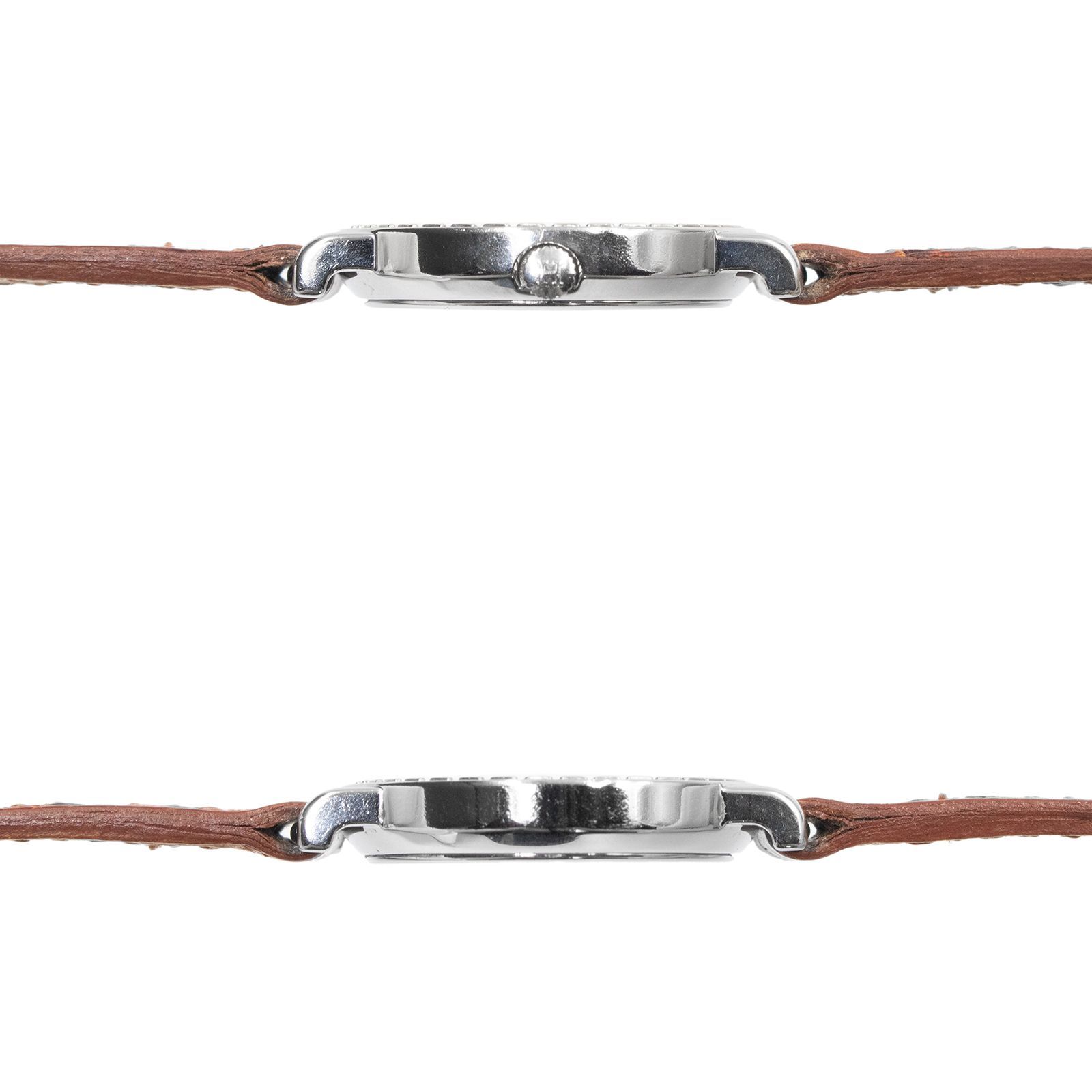 送料無料 エルメス 腕時計 クォーツ レディース セリエ 白 ホワイト 金  