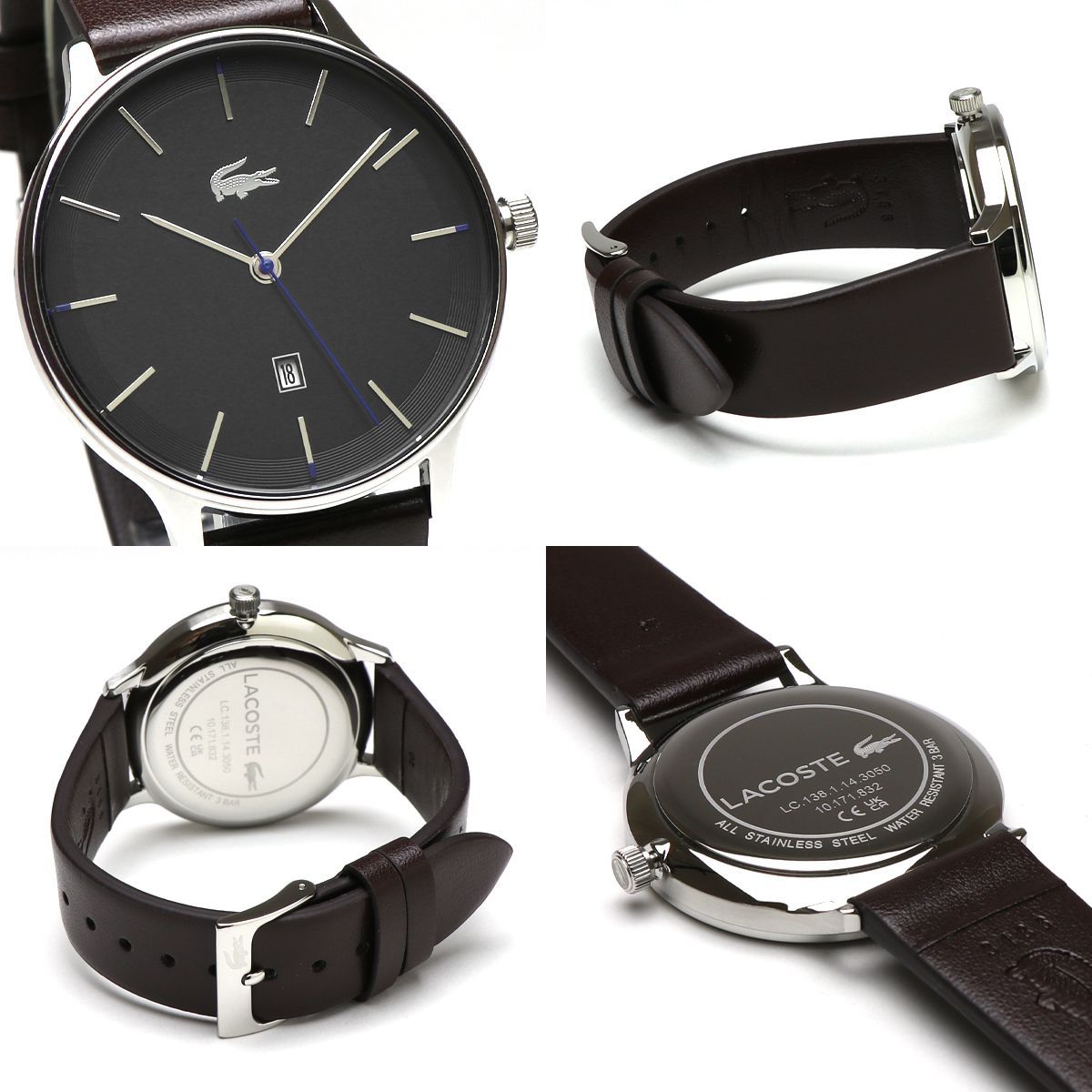 LACOSTE ラコステ CLUB アナログ カレンダー 男性 腕時計