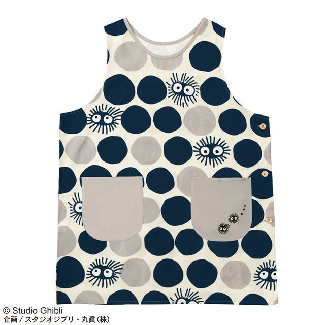 ラン型エプロン かっぽう着 スタジオジブリ となりのトトロ クロスケかっぽう着