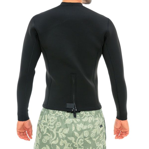 サイズS タッパー　RVCA 新品 タッパー ルーカ 24 RVCA BALANCE BACK ZIP SURF TOP 2mm
