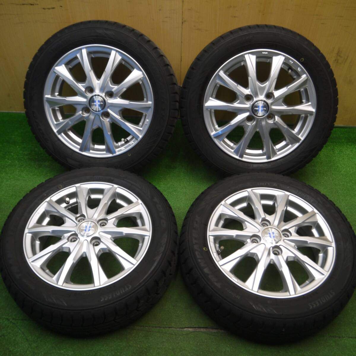 【22年製！】155/65R13 スタッドレス バリ溝 社外アルミ 宮城県仙台市 22年製！】155/65R13 スタッドレス バリ溝 社外アルミ 宮城県仙台市