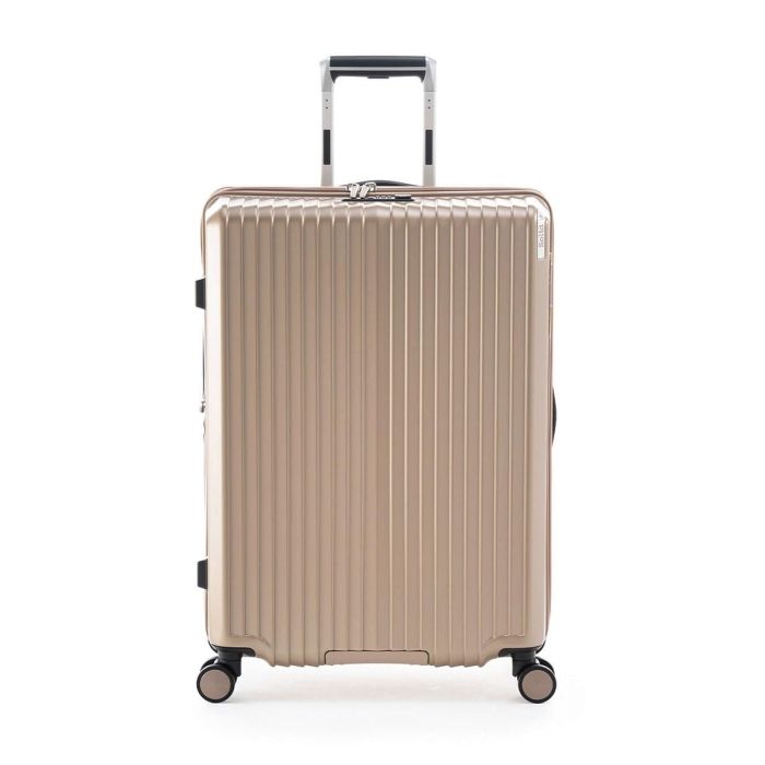 4営業日で発送 A.L.I ALI07524W スーツケース ジッパータイプ 75L 拡張機能付き マットシャンパン ALI-075-24W