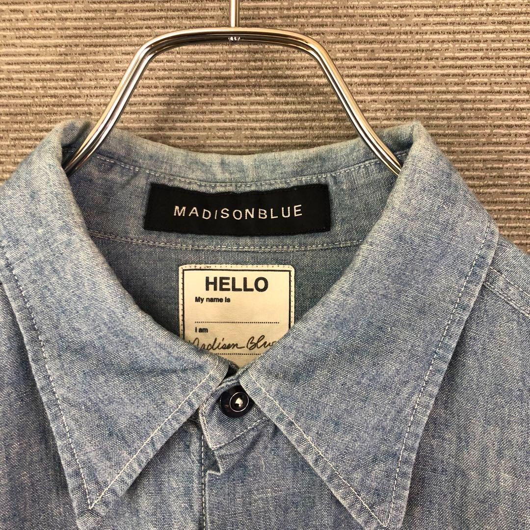 MADISON BLUE ハンプトンシャツワンピース シャンブレー ロング