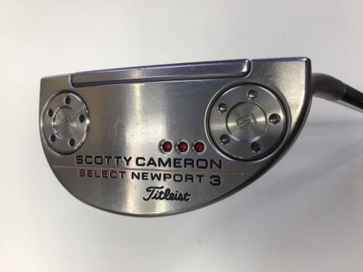タイトリスト SCOTTY CAMERON select NEWPORT 3 2018 34インチ パター PT スチール フレックスその他 メンズ 男性用 右利き 右用 Cランク ゴルフクラブ