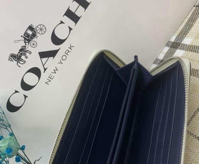 コーチ 財布 COACH 長財布 チョークマルチ×ペリウィンクル シグネチャー カフェ ファセット プリント アコーディオン アウトレット レディース  ブランド 花柄 プレゼント ギフト ファッション 新品 未使用 F6656 174A - メルカリ