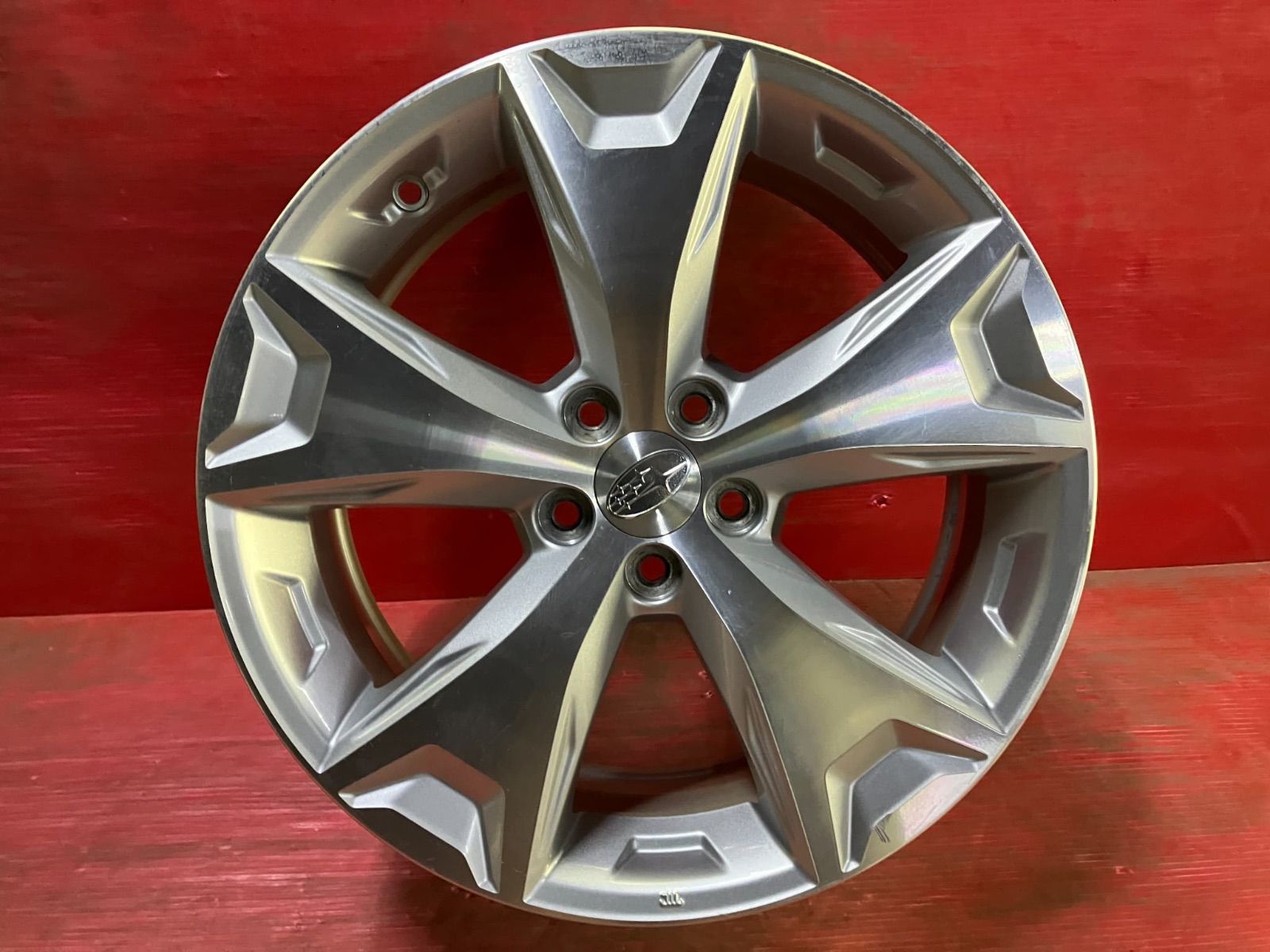 ホイール 17x7.0 48 100|5H スバル SJ系 フォレスター純正 4本SET