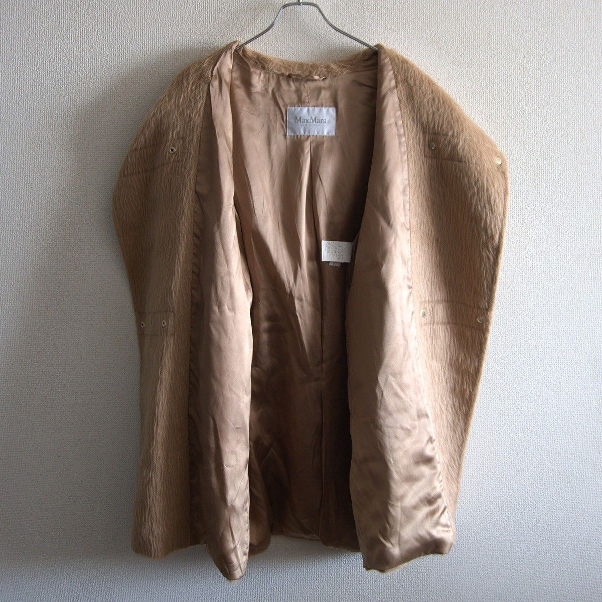 最高級】 MAX MARA 【白タグ/アルパカ シャギー コート/10861433000