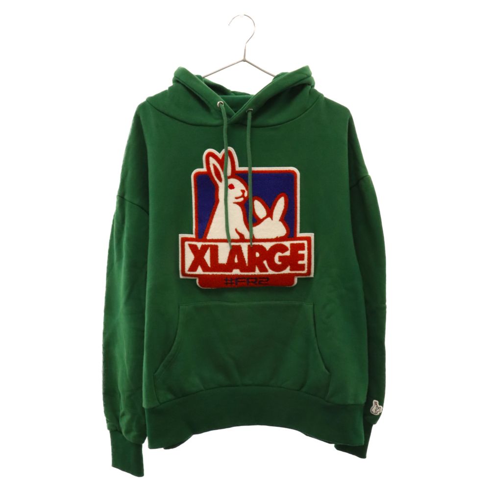 X-LARGE ×#FR2 FXXK ICON HOODIE エクストララージ エフアールツー