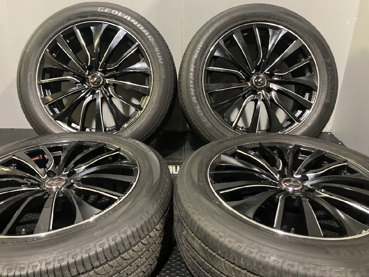 【YOKOHAMA GEOLANDAR SUV 235/55R19】夏タイヤ【Weds LEONIS VT 19インチ 8J5HPCD114.3+35】ハリアー RAV4 レクサスNX等　(MTM264)クレジットカード QRコード決済可能 Yokohama Geolandar X-CV 235/55R19XL 105W BW All Season Tire