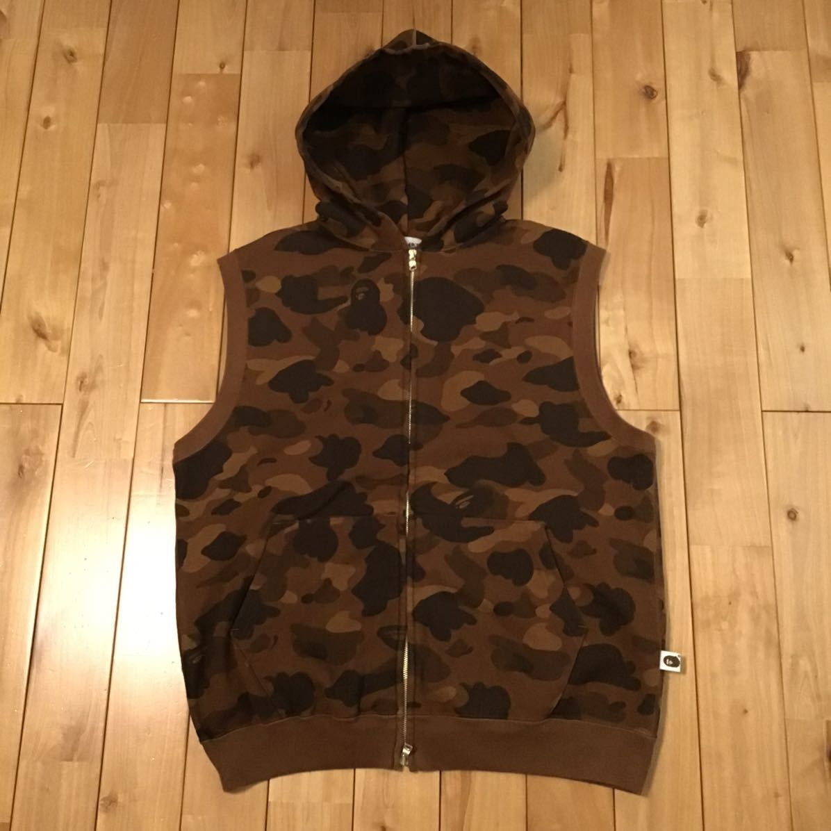 A BATHING APE BAPE スウェット パーカー フードベスト L
