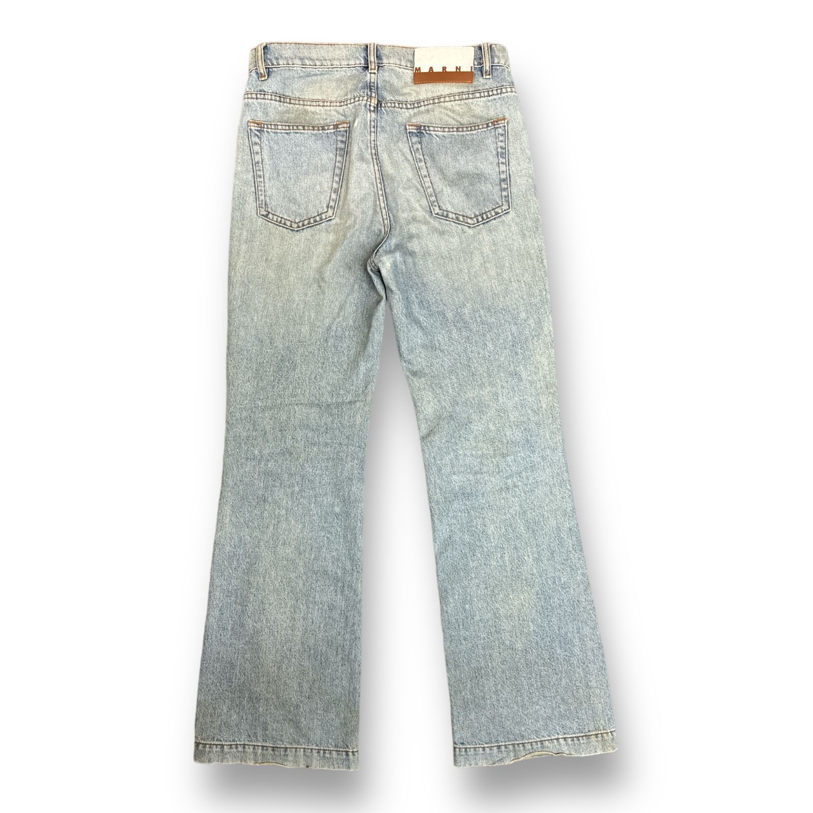 国内正規 MARNI 21AW フレア ウォッシュ デニム パンツ PUJU0038A5 