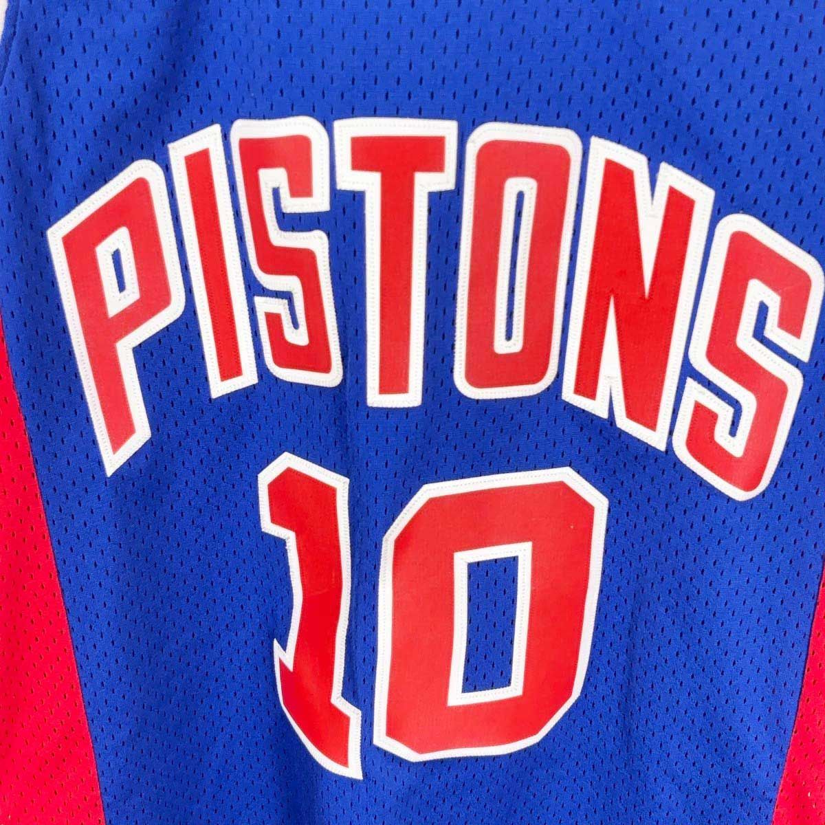 adidas - アディダス デトロイト・ピストンズ #10 デニス・ロッドマン ユニフォーム 1989-1990 S ADIDAS NBA バスケットボール adidas - アディダス デトロイト・ピストンズ #10 デニス