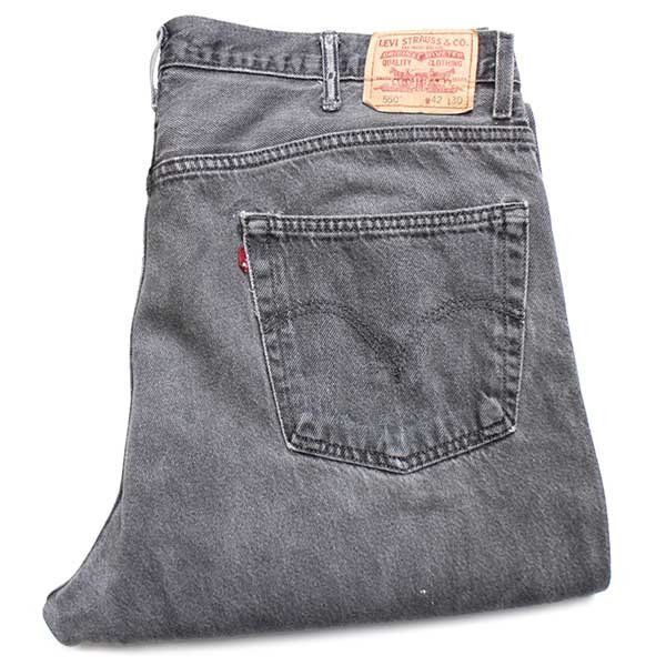 00s Levi'sリーバイス 550 ブラック デニムパンツ w42 L30☆SDP1867