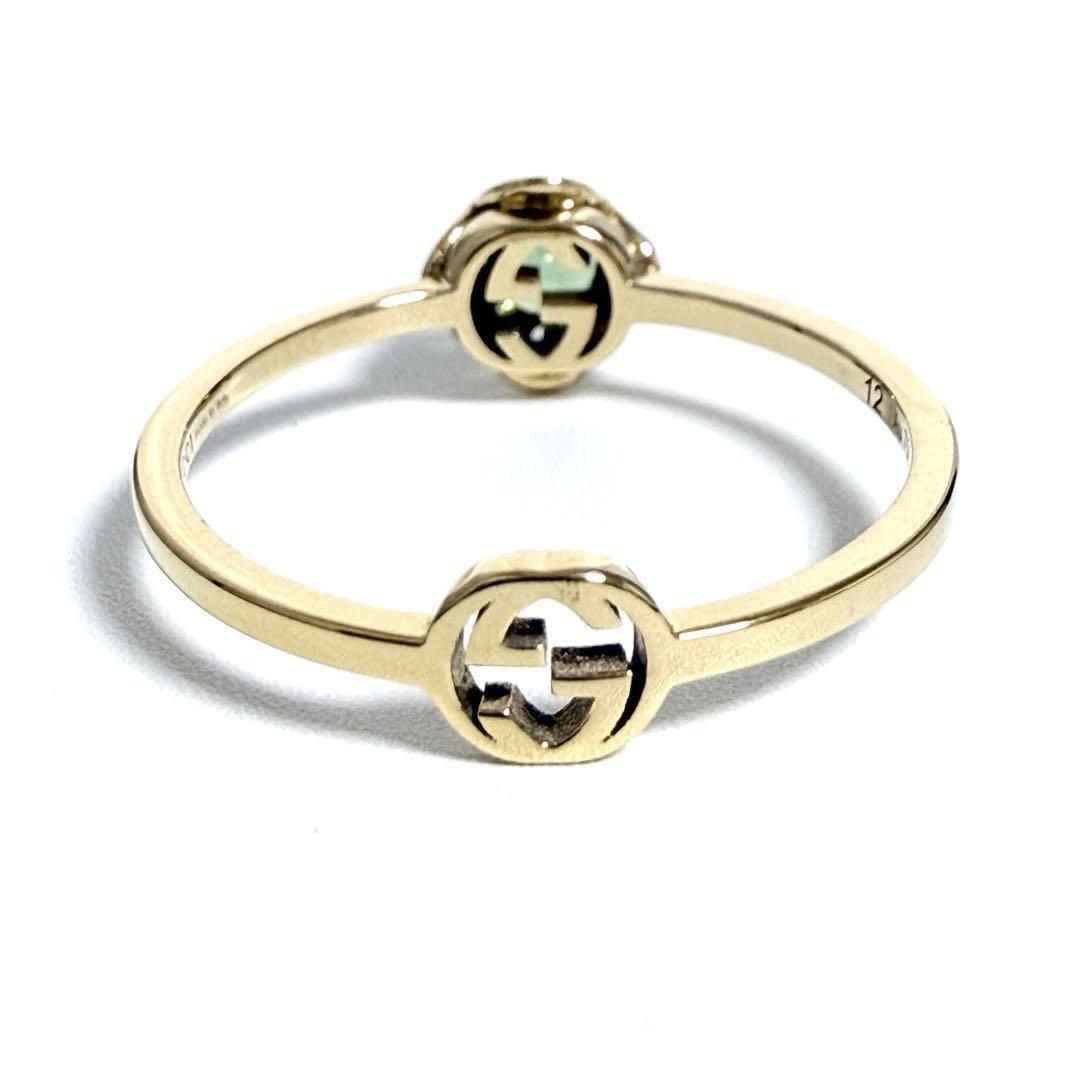 【11-12号・超美品】グッチ　インターロッキングG　リング　ゴールド　K18 11-12号・超美品】グッチ インターロッキングG リング ゴールド K18