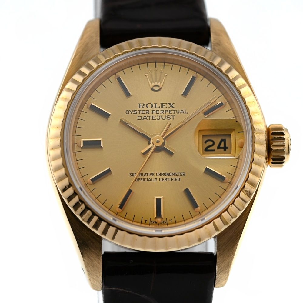 ロレックス ROLEX 69178 デイトジャスト K18YG/レザー 自動巻き 