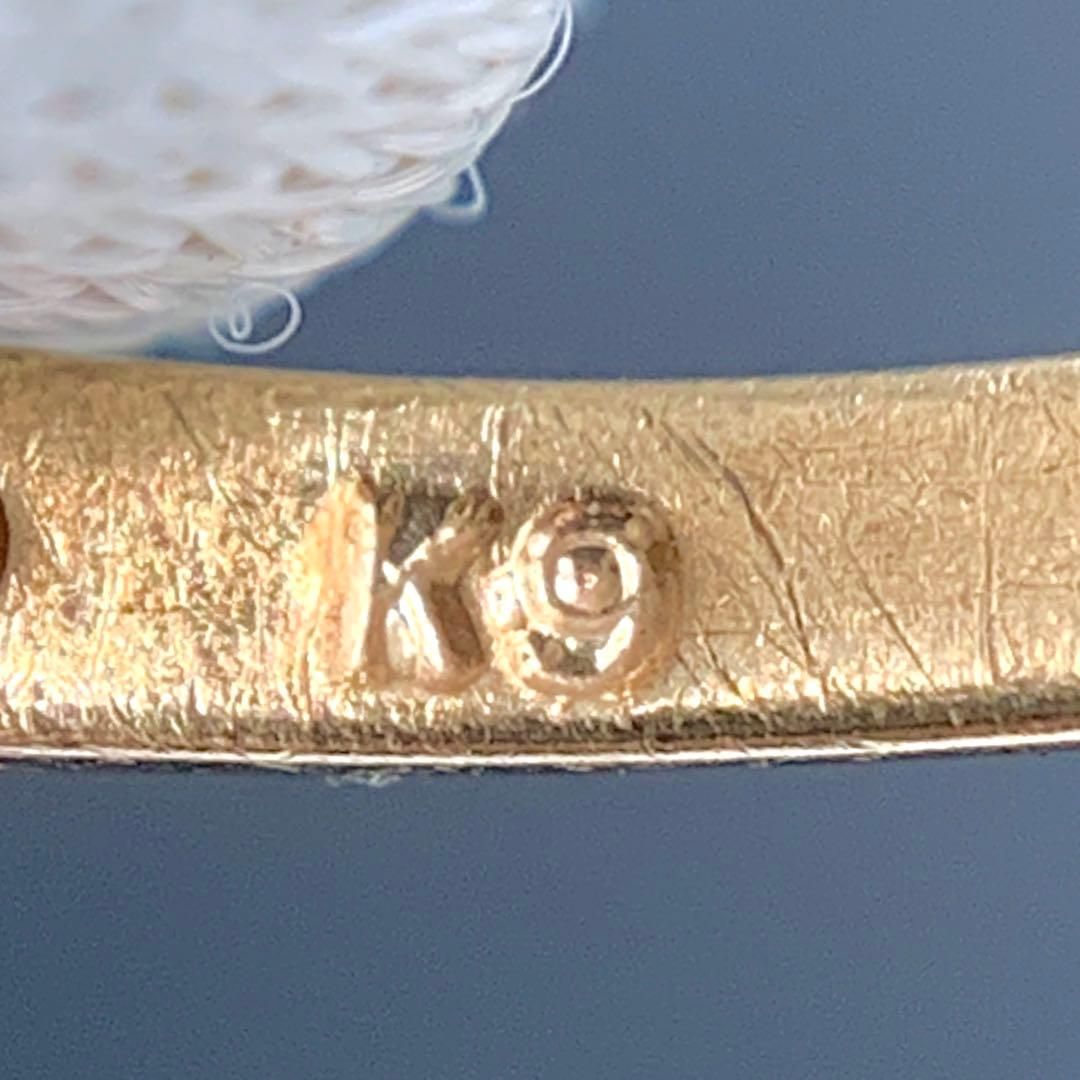 ジュエリーマキ K9 サファイア約3.4㎜ ダイヤ 11号 1.1g レディース