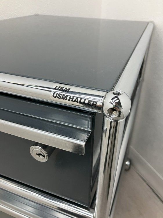 中古品】USM ハラー ロールボーイシリーズ インワゴン ブラック