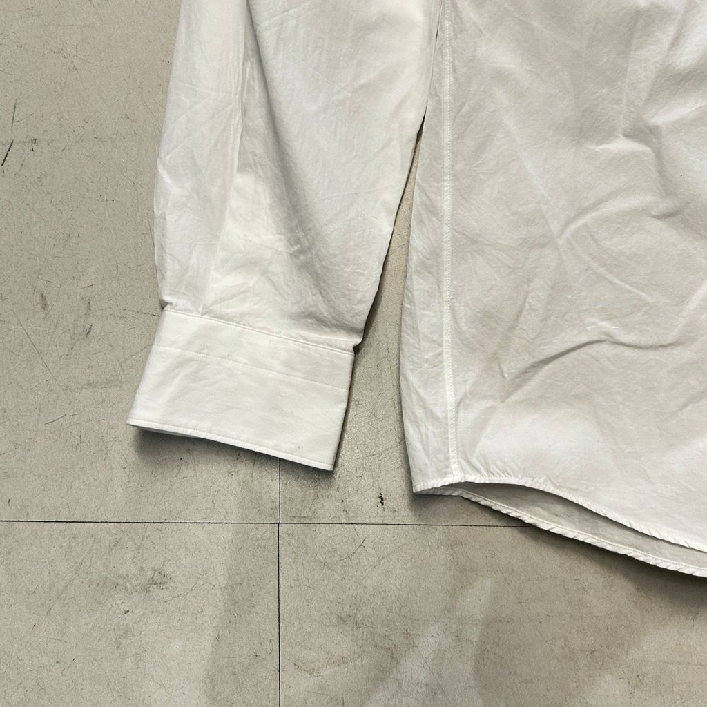  COMOLI コモリ 24 SS Shirts 長袖シャツ Z 01-02001 ホワイト size 4 中目黒A 09 長袖 シャツ ブラウス