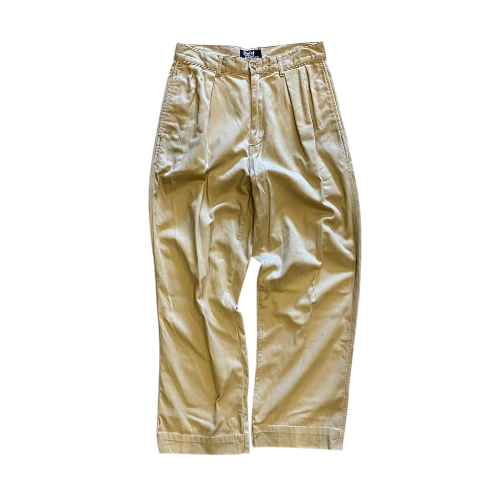 90s Ralph Lauren POLO CHINO チノパン ポロチノ 初期型 アメリカ製 ツータック