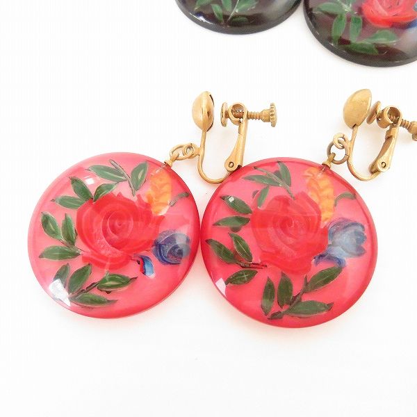 anza ケンゾー KENZO ネックレス イヤリング セット 花モチーフ