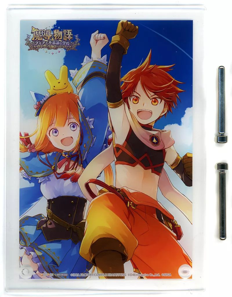  【中古】アクリルスタンド・アクリルパネル フィア＆ウィル アクリルキャラクタープレート 「PS5/PS4/Switchソフト 魔導物語 フィアと不思議な学校 豪華版」 あみあみ購入特典 アクリルスタンド