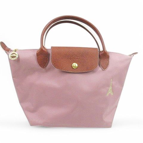 レア❗️ フランス限定　ロンシャン　プリアージュ　エッフェル塔　M 新品】ロンシャン プリアージュ レッド フランス エッフェル塔