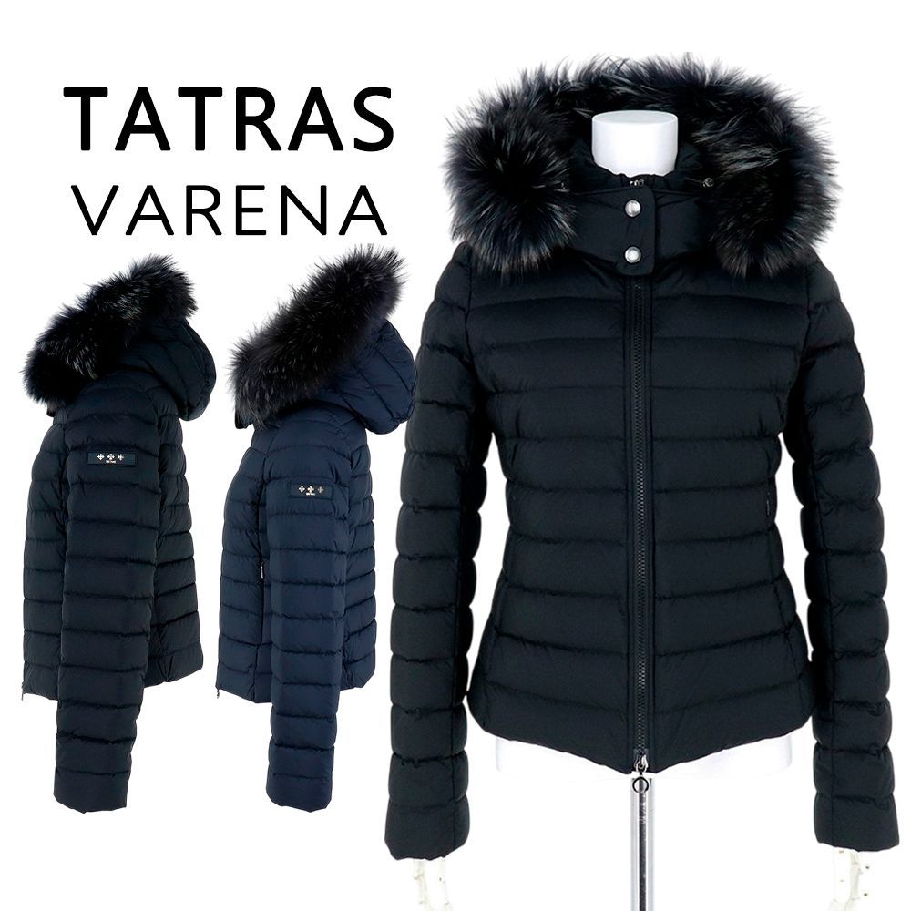 TATRAS タトラス ダウンジャケット ヴァレナ VARENA レディース 2025-26年秋冬 新作 ショート丈 ラクーンファー フード付き ダウンコート LJXA0026010248