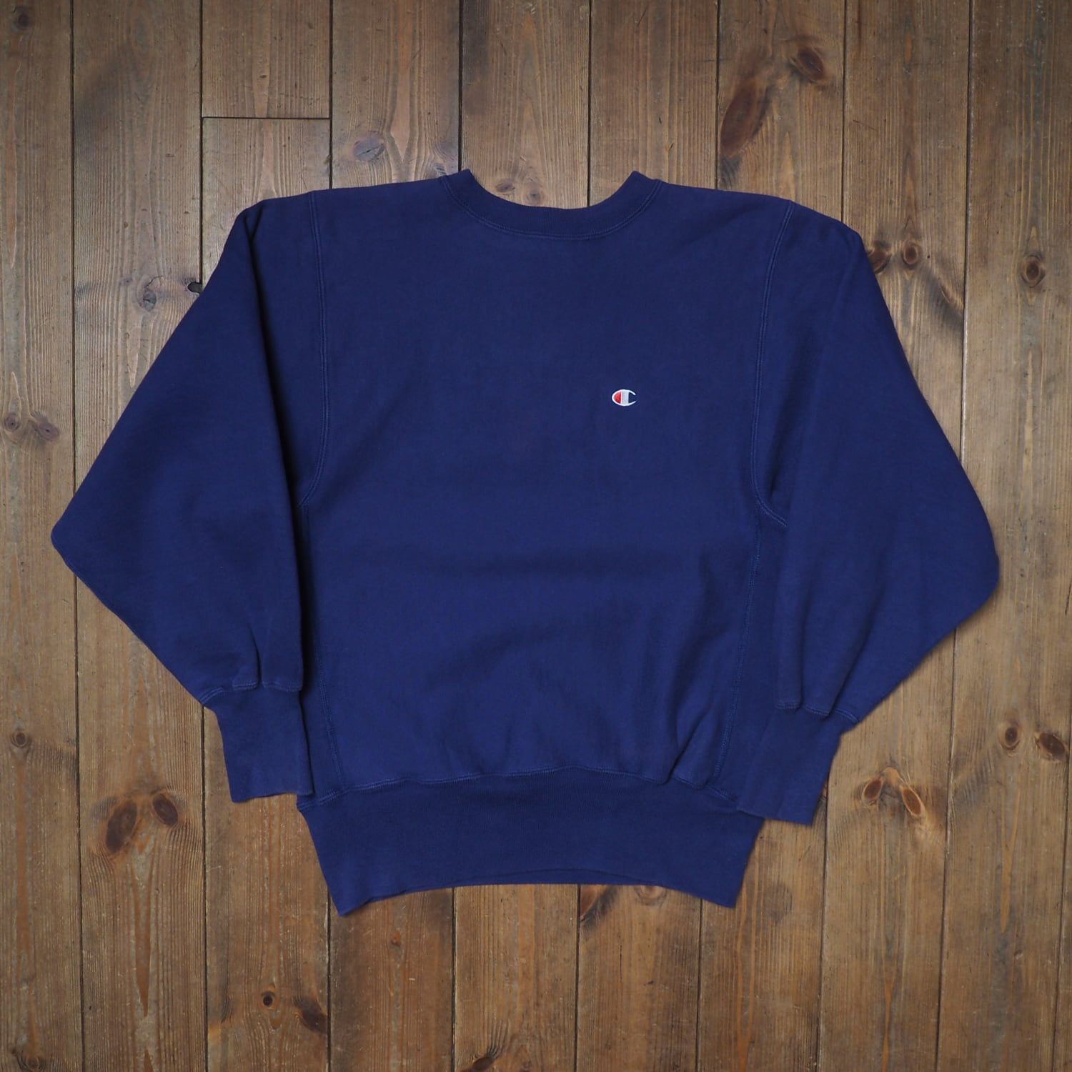 USA製✨90s青目 チャンピオン リバースウィーブ 無地 オレンジ