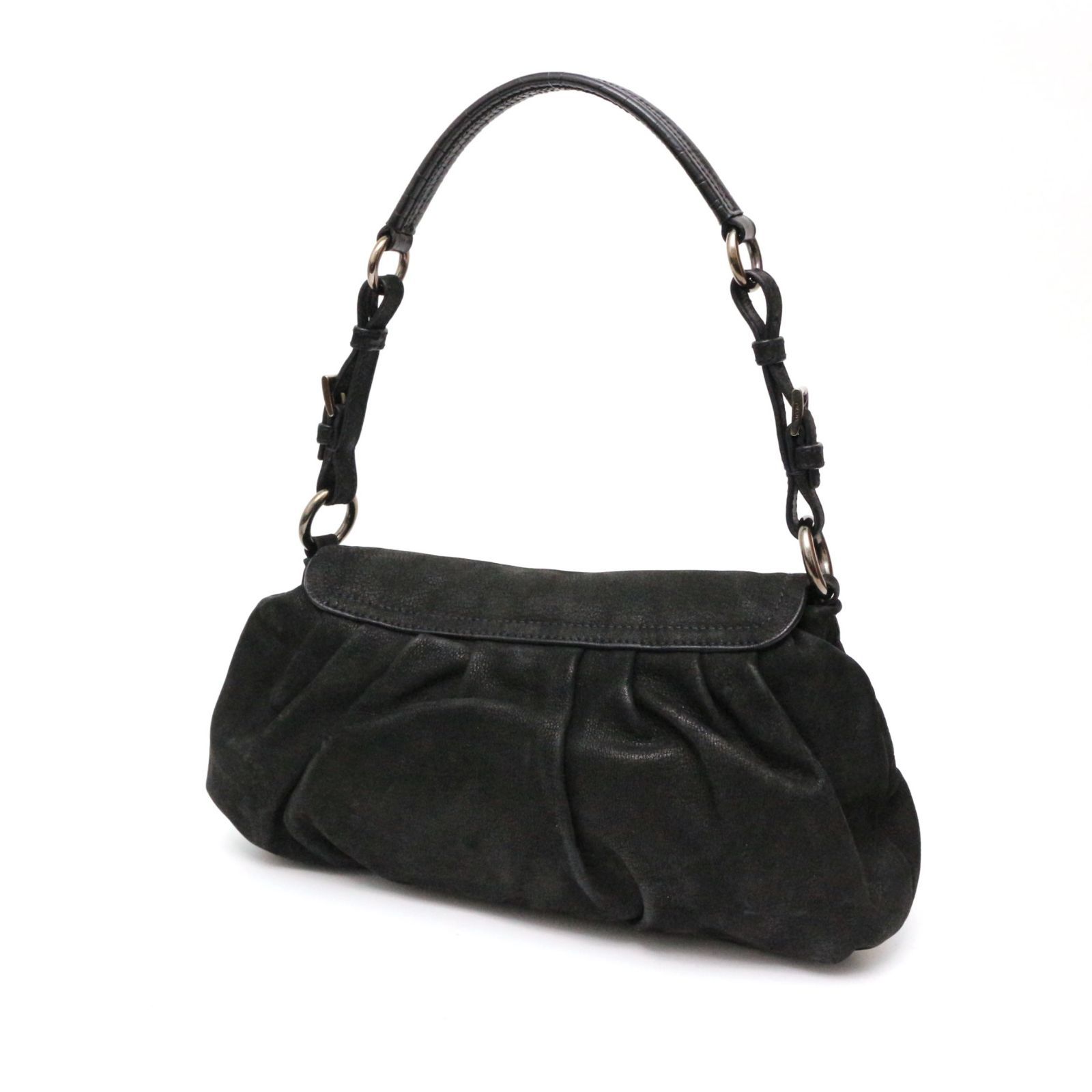 PRADA レザーワンショルダーバッグクロコダイル