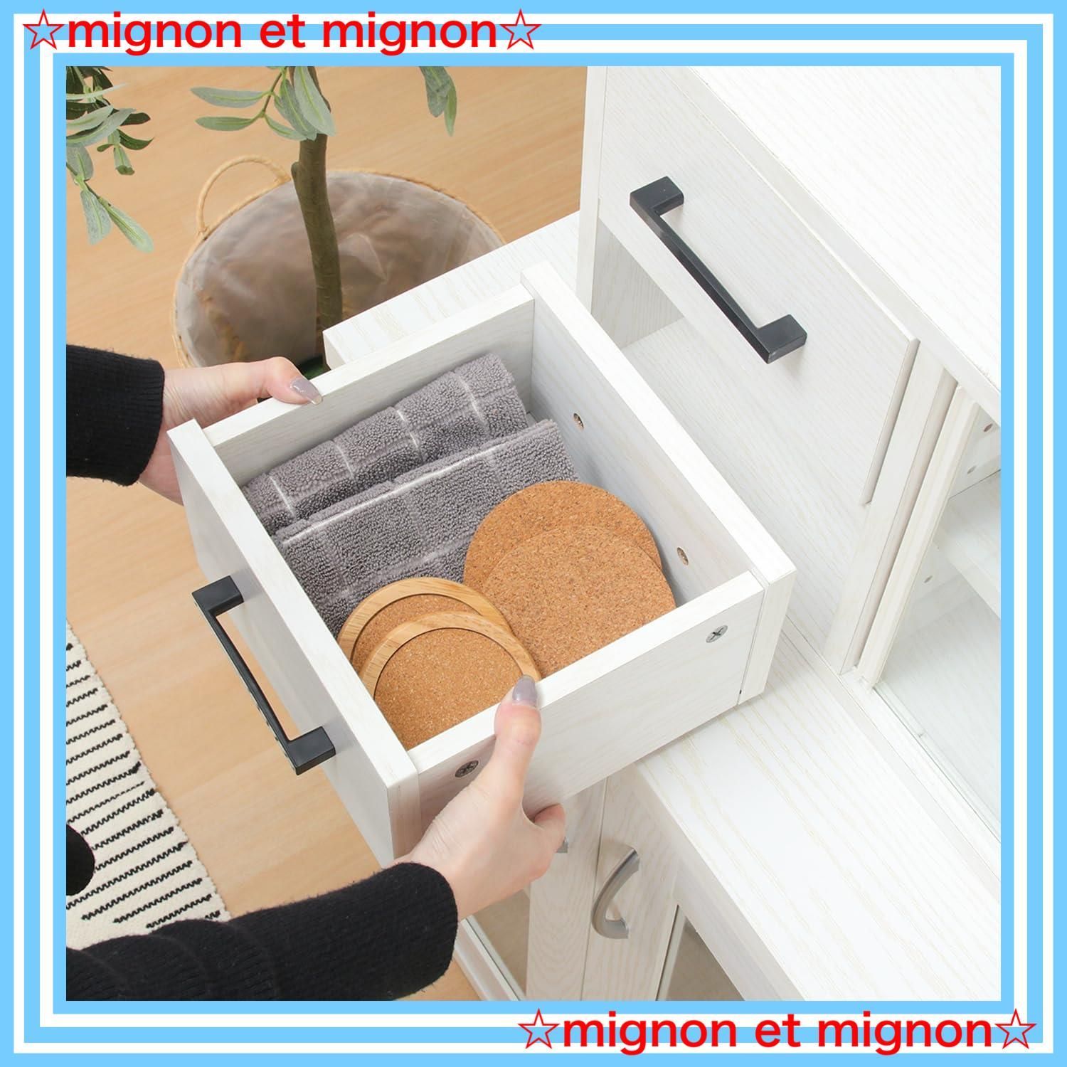 不二貿易 カウンター上収納ラック 幅80×奥行22×高さ29cm オーク 木目調  